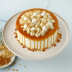 Elegant Butterscotch Droopy cake