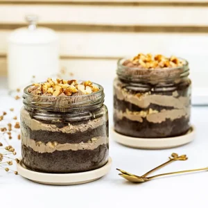 Delicious Chocolate Walnut Jar Cake set of 2