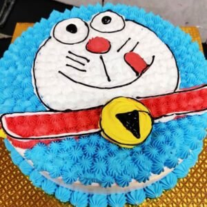 Doraemon Cartoon Pineapple Cake